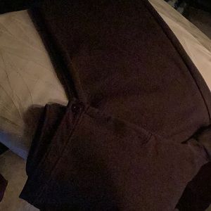 NWOT Dialogue Brown Knit pants 22WP